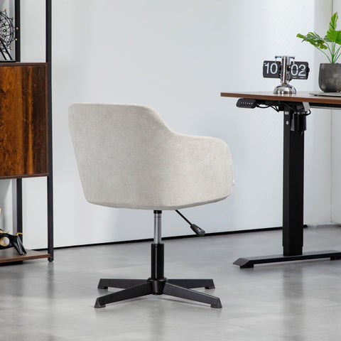 Rootz Rotatable Office Chair - Swivel Chair - Adjustable Desk Chair - High-Density Foam Comfort - 57cm x 59cm x 68-78cm