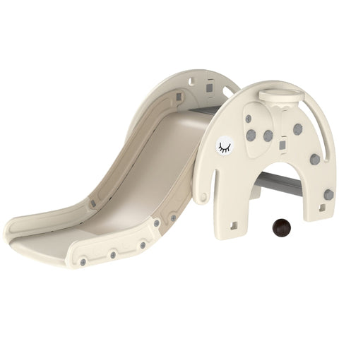 Rootz Kids Slide - Indoor Playground - Toddlers Slide - 3-in-1 - Elephant Shape - Non-Slip Steps - HDPE Panels - 163 x 57 x 75cm
