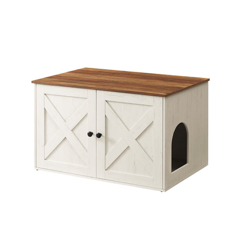 Rootz Cat House - Cat Condo - Kitty Shelter - Removable Partition - Durable Design - 80cm x 53cm x 50cm