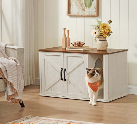 Rootz Cat House - Pet Shelter - Kitty Home - Stylish Design - 85cm x 48.5cm x 50cm