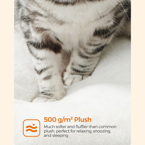 Rootz Greige Scratching Post - Cat Tree - Cat Scratcher - High-Quality Materials - Stability - Safety - Longevity - 55cm x 45cm x 138cm