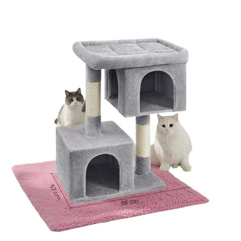 Rootz Cat Scratching Post - Cat Tree - Feline Activity Center - Large Platform - Stability - 68 x 48 x 101 cm