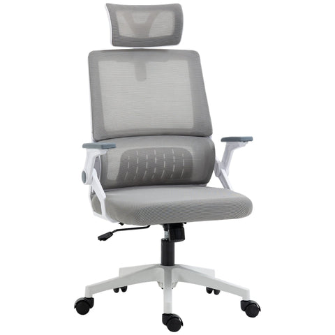 Rootz Vinsetto Office Chair - Desk Chair - Ergonomic Chair - Ultimate Comfort - Adjustable Height - Lumbar Support - 58cm x 61cm x 102-119cm