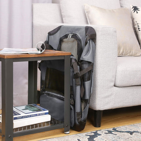 Rootz Dog Transport Box - Pet Carrier - 600D Oxford Steel Frame - Ensures Comfort - 70cm x 52cm x 52cm