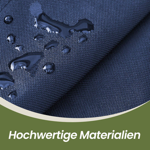 Rootz Dog Transport Box - Pet Carrier - Travel Crate - Durable Oxford Fabric - 50cm x 35cm x 35cm - Blue.