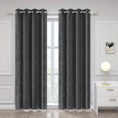 Rootz Premium Blackout Curtains - Room Darkening Drapes - Thermal Insulated Panels - Light Blocking, Energy Saving, Noise Reducing - 100% Polyester - 140cm x 225cm/245cm/270cm