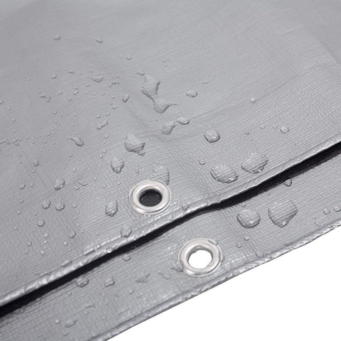 Rootz Waterproof Tarpaulin - Protective Cover - Weatherproof Sheet - UV Stable - 3x4m - Tearproof & Durable