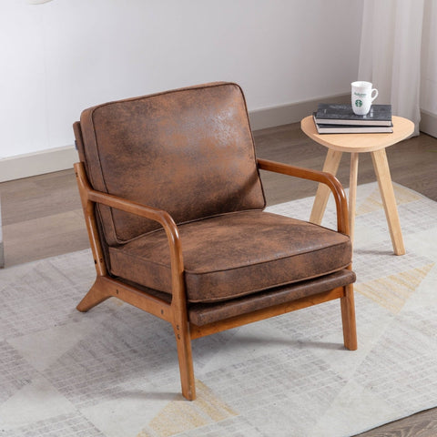 Rootz Modern Elegant Armchair - Stylish Chair - Comfortable Seating - Unparalleled Comfort - 65cm x 80cm x 76cm