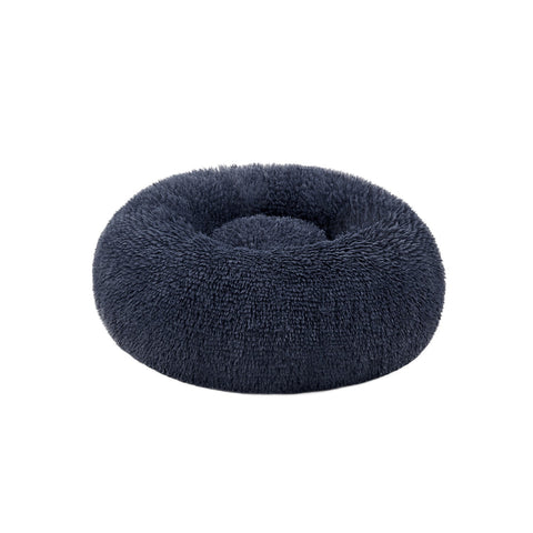 Rootz Fluffy Dog Bed - Plush Pet Bed - Washable Pet Nest - Cozy Comfort - 40cm x 15cm - Grey