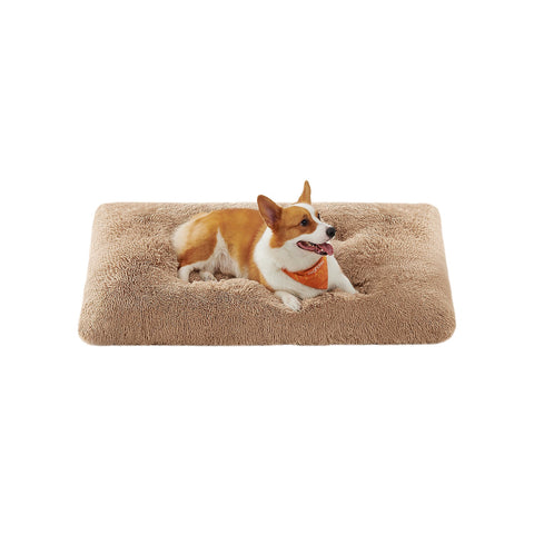 Rootz Plush Dog Bed - Pet Mat - Cushioned Pet Bed - Comfortable - Durable - Easy to Clean - 110cm x 73cm x 10cm