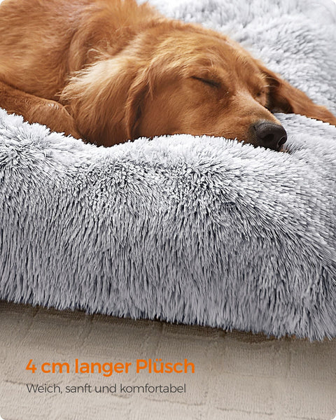 Rootz Ombre Gray Dog Bed - Pet Mat - Cushioned Bed - Plush Material - Comfortable Support - Non-Slip Bottom - 140cm x 100cm x 12cm