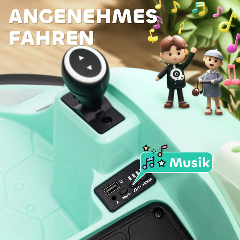 Rootz Autoscooter - Electric Ride-on - Kids Bumper Car - 360° Spin - Safe Seat Belt - 66.5L x 64.5W x 39H cm