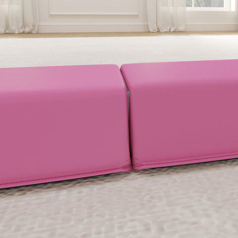 Rootz Balance Beam - Foldable Training Beam - Gymnastics Beam - Non-Slip Floor - 2.4m x 10cm x 6.5cm - Ideal for 3+ Years, Up to 80kg