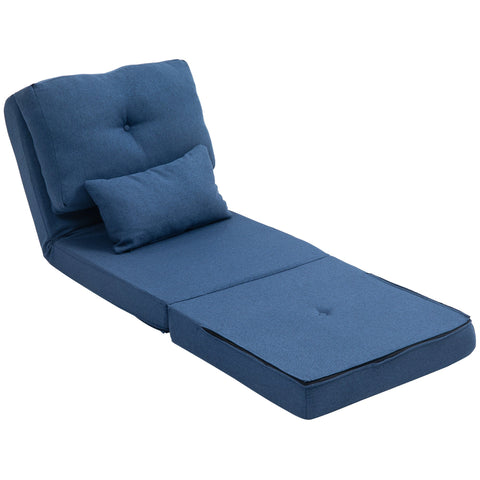 Rootz Floor Sofa Sleeping Armchair - Convertible Chair - Multifunctional Furniture - Adjustable Backrest - 220l x 60b x 15h cm
