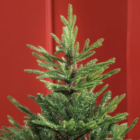 Rootz Christmas Tree - Artificial Pine Tree - Lifelike Branches - Easy Assembly - Flame-Resistant - Metal Base - Green - Ø95 x 150H cm