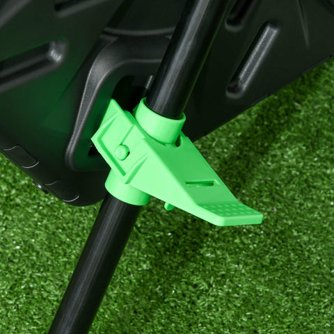 Rootz Garden Composter - Compost Bin - Waste Receptacle - 360° Rotatable - 130L Capacity - 67 x 60 x 77 cm - Black-Green