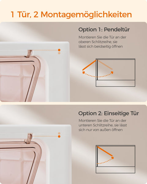 Rootz Cat Litter Box Set - Kitty Toilet - Litter Pan - PP & PC Material - Lightweight - Easy to Clean - 54.3cm x 42.5cm x 37.8cm