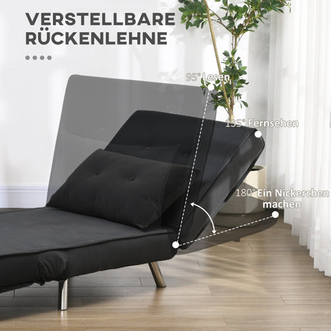 Rootz Reclining Chair - Lounge Chair - Single Bed - Ultimate Comfort - Adjustable Backrest - Velvet Fabric - 77cm x 88cm x 83cm