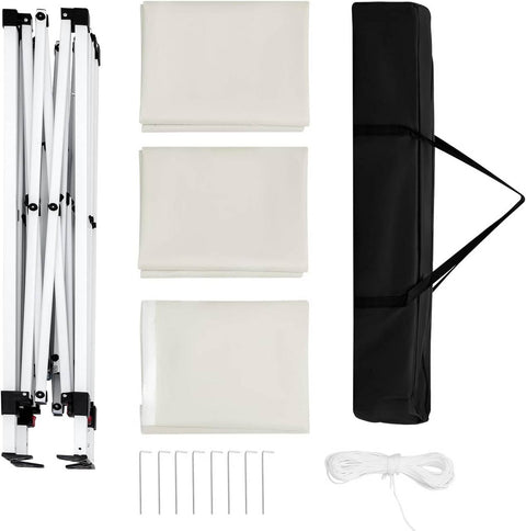 Rootz Outdoor Gazebo - Garden Canopy - Sun Shelter - Rustproof - UV Protection - 2m x 2m x 2.4m