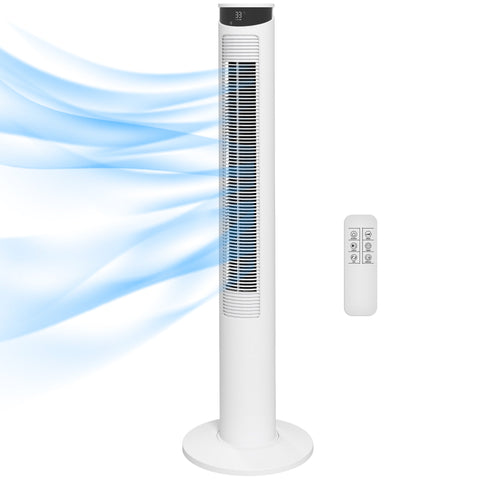 Rootz Tower Fan - Air Conditioning - Cooling Fan - Energy Saver - Ø31.5 x 116h cm