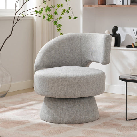 Rootz Swivel Chair - Office Chair - Rotating Chair - Ergonomic Support - 360° Rotation - 72cm x 53cm x 77cm