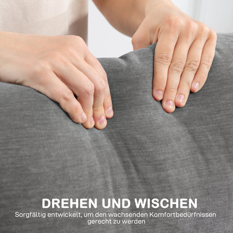 Rootz Relaxation Armchair - TV Armchair - Recliner - Rocking & Rotating - Chenille Fabric - 104cm x 100cm x 102cm