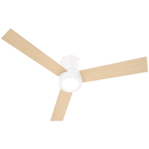 Rootz Ceiling Fan with LED Light - Ceiling Lamp - Ceiling Fixture - Remote Control - 2-in-1 Design - 112cm x 25cm