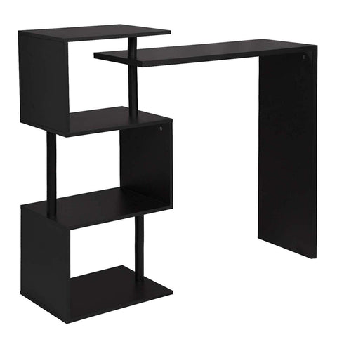 Rootz Rotatable Bar Table - Swivel Table - Storage Table - Flexible Design - Ample Storage - Durable Build - 134cm x 112cm x 38cm