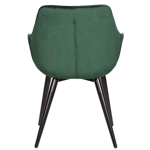 Rootz Velvet Dining Chair - Ergonomic Chair - Stylish Seating - Superior Comfort - Durable Construction - Adjustable Stability - 41cm x 45cm x 84cm