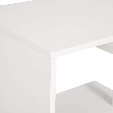 Rootz Multifunctional Rotating Bar Table - Storage Table - Revolving Table - Space-Saving - Ample Storage - Durable - 134cm x 112cm x 38cm