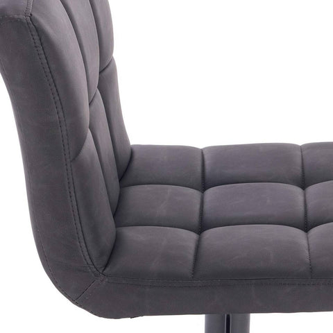 Rootz Bar Stool - Adjustable Counter Chair - Swivel Barstool - Ergonomic Comfort - Durable & Long-Lasting - Safe & Stable - Faux Leather - 92cm-114cm x 44cm x 38cm