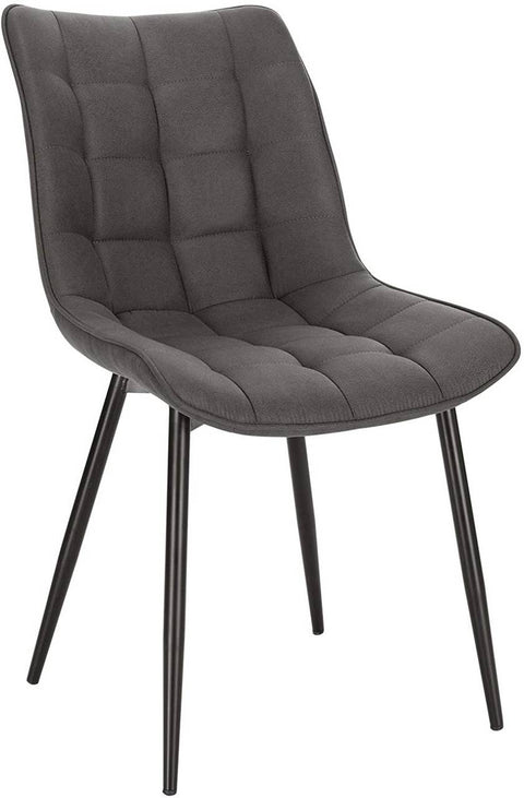 Rootz Modern Dining Chairs - Ergonomic Seating - Stylish Kitchen Chairs - Durable, Comfortable, Versatile - Metal Legs - 85.5cm x 46cm x 40.5cm (Set of 2)