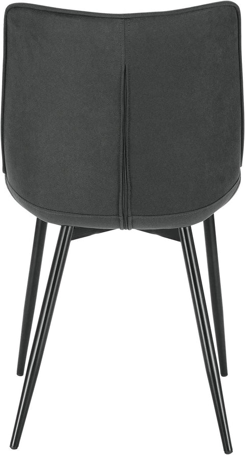 Rootz Elegant Dining Chairs - Modern Dining Seating - Stylish Chairs - Durable Metal Frame - Comfortable Foam Padding - Easy Assembly - 46cm x 40.5cm x 85.5cm