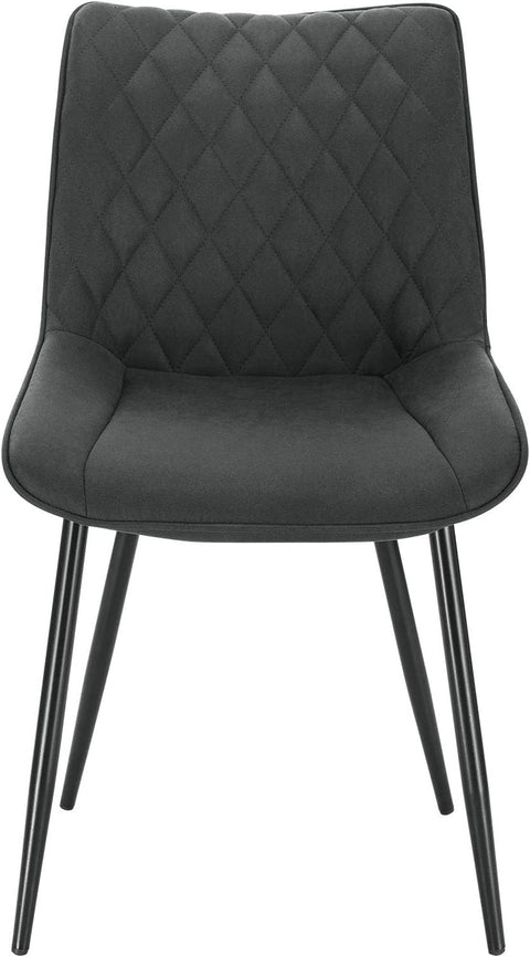 Rootz Elegant Dining Chairs - Modern Dining Seating - Stylish Chairs - Durable Metal Frame - Comfortable Foam Padding - Easy Assembly - 46cm x 40.5cm x 85.5cm