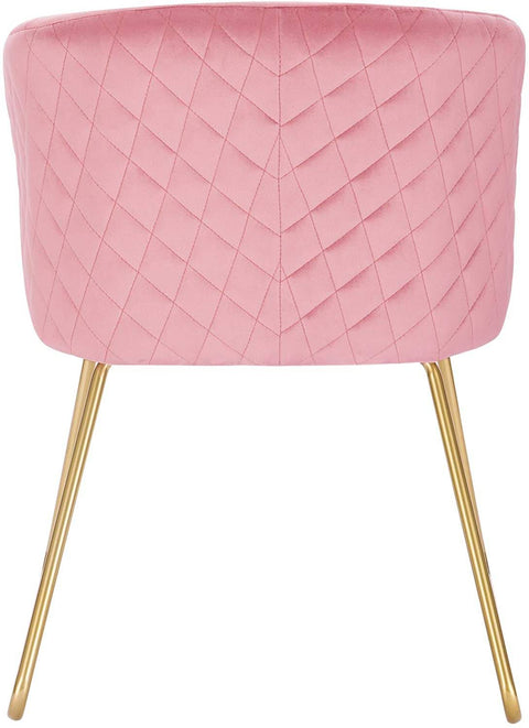 Rootz Velvet Dining Chair - Elegant Chair - Comfortable Seating - Ergonomic Design, Stylish, Durable - 76.5cm x 43cm x 41cm