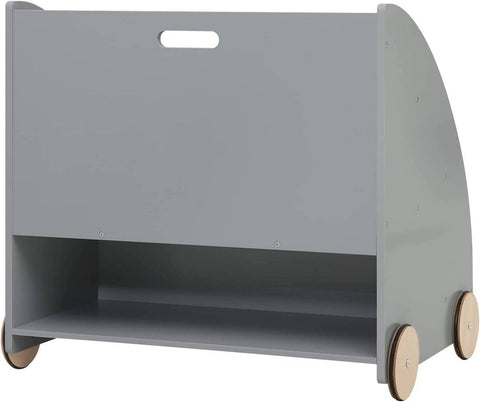 Rootz Children's Bookshelf - Kids' Bookcase - Nursery Furniture - Safe Non-Toxic Materials - Engaging Star Design - Mobile with Quiet Wheels - 62cm x 57cm x 42cm