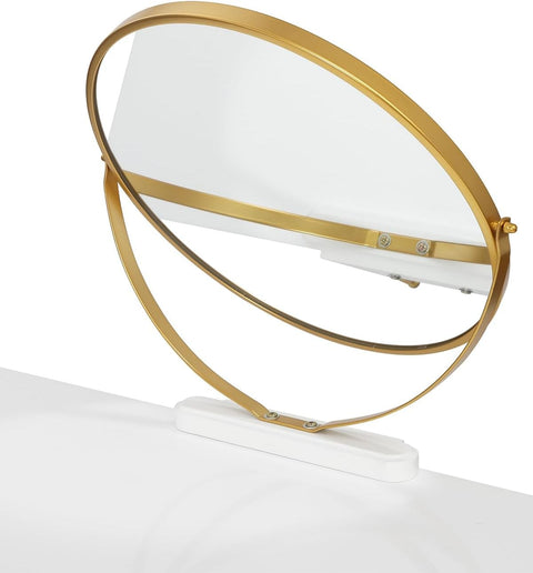 Rootz Elegante kaptafelset - Kaptafel - Make-upbureau - Stabiel en duurzaam - Efficiënte opslag - Luxe comfort - 100 cm x 79 cm x 40 cm