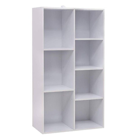 Rootz Bookcase - Shelving Unit - Storage Organizer - Expansive Capacity - Durable & Versatile - Safety Features - 29.5cm x 108cm x 59.5cm