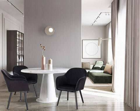 Rootz Ergonomic Velvet Dining Chair - Comfortable Seating - Stylish Chair - High-Density Foam - Lumbar Support - Durable Construction - 81cm x 40cm x 42cm