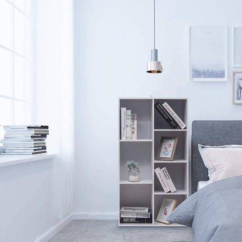 Rootz Bookcase - Shelving Unit - Storage Organizer - Expansive Capacity - Durable & Versatile - Safety Features - 29.5cm x 108cm x 59.5cm