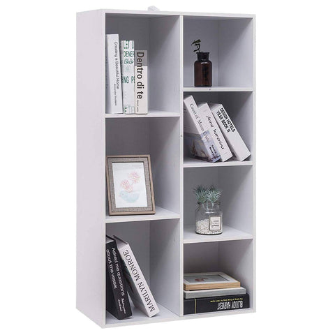 Rootz Bookcase - Shelving Unit - Storage Organizer - Expansive Capacity - Durable & Versatile - Safety Features - 29.5cm x 108cm x 59.5cm