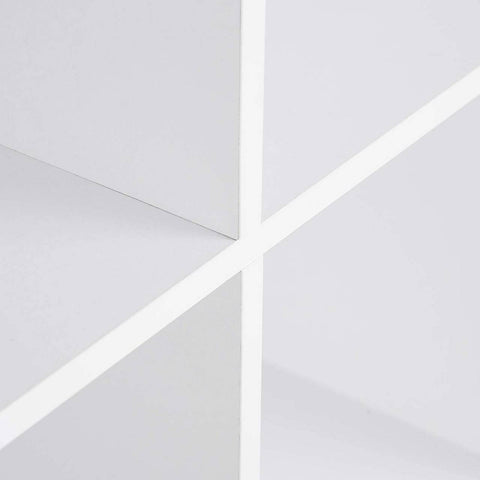 Rootz Multifunctional Bookcase - Storage Organizer - Display Shelf - Stable & Secure, Space-Efficient, Easy Assembly - MDF Board - 60cm x 29.5cm x 121cm