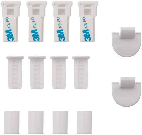 Rootz Set of 4 Wall Shelves - Floating Shelves - Display Ledges - Moisture-Resistant, High Load Capacity, Easy Installation - 25cm to 120cm x 22.9cm x 3.8cm