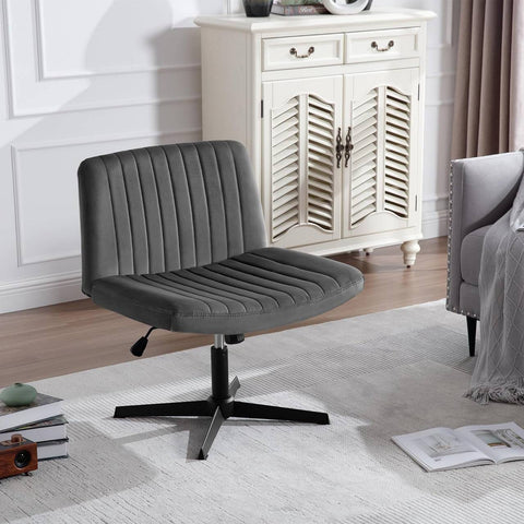 Rootz Velvet Executive Chair - Bureaustoel - Draaistoel - Verbeterd comfort - Flexibel ontwerp - Robuuste constructie - 63 cm x 87,5 cm x 65 cm