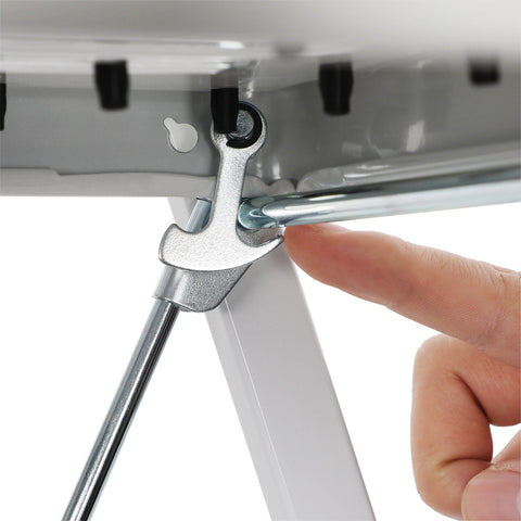 Rootz Folding Step Ladder - Stool - Tall Step Stool - 150 kg Load Capacity - 46.5cm x 90cm x 4cm