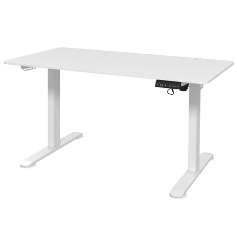 Rootz Vinsetto Elektrisch sta-bureau - In hoogte verstelbaar bureau - Ergonomisch bureau - 4 vooraf ingestelde hoogtes - Botsbescherming - 140 cm x 70 cm x 72-116 cm - Spaanplaat en staal