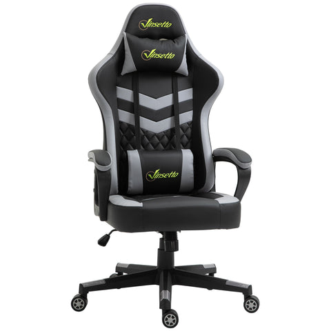 Rootz Gaming Office Chair - Gamer Chair - Ergonomic Chair - Neck & Lumbar Support - 61cm x 70cm x 121-129cm