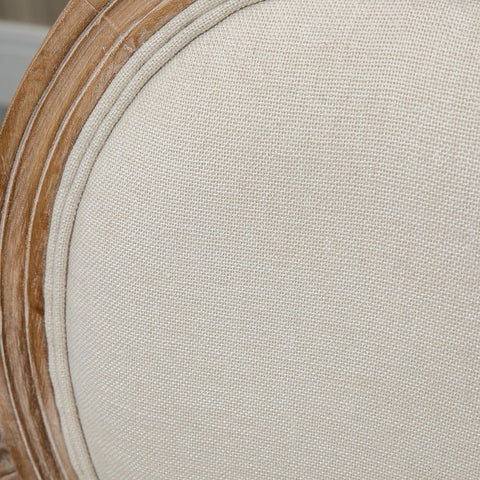 Rootz Victorian Dining Chair Set - Elegant Chairs - Antique Design Chairs - Soft Padding Comfort - 56L x 54W x 96H cm