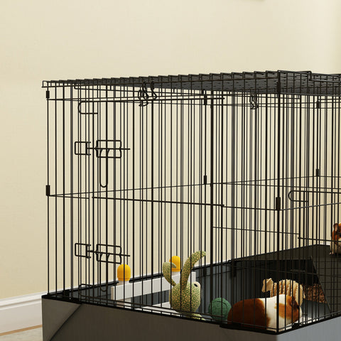 Rootz 2-in-1 Dwarf Hamster Cage - Small Animal Cage - Pet Enclosure - Waterproof Fabric - 121cm x 61cm x 61cm