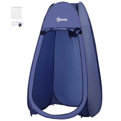 Rootz Foldable Shower Tent - Pop-Up Changing Room - Portable Privacy Shelter - UV Resistant Fabric - 100cm x 100cm x 185cm